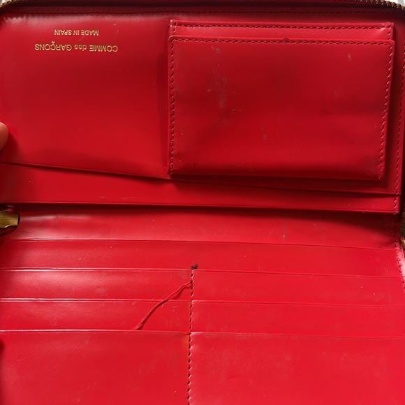 Comme Des Garçons Wallet ‘Raised Spike' continental wallet - Picture 4 of 4